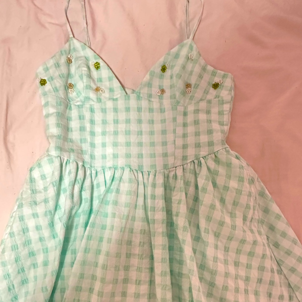 Zara gingham dress